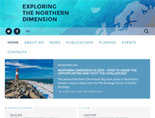 Tablet Screenshot of northerndimension.info